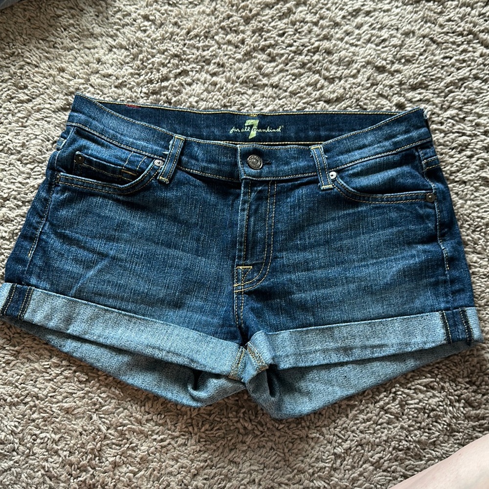 7 For All Mankind denim shorts size 27